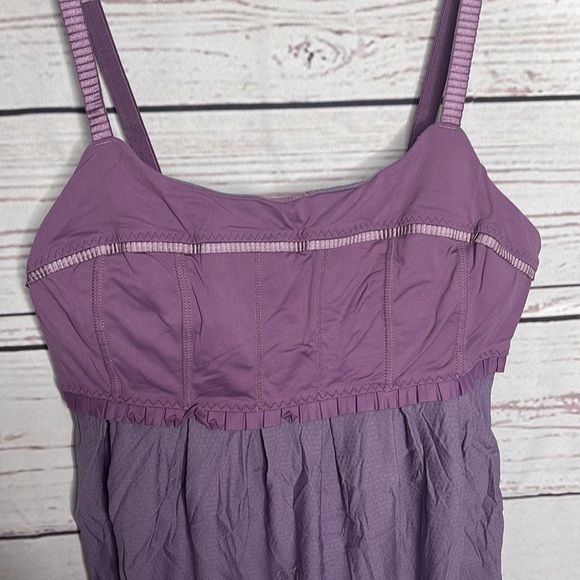 Lululemon Purple Ruffle Bralette Tank Top Sz 8! - Picture 2 of 8